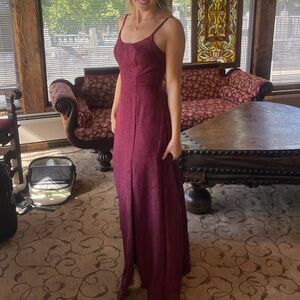 Azazie: moira dress cabernet